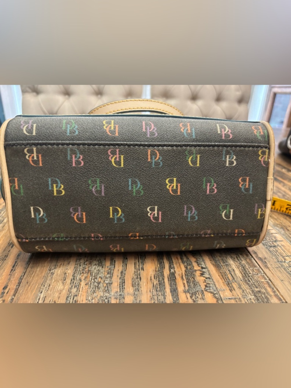 Dooney & Bourke Signature Mini Bowler Bag - Picture 3 of 16